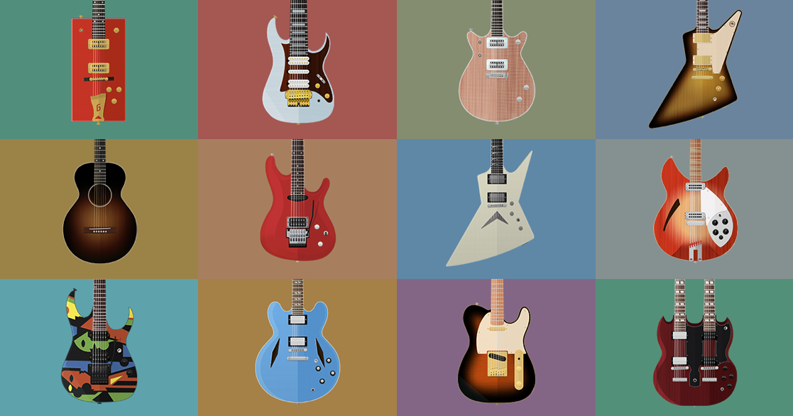 flat guitars
